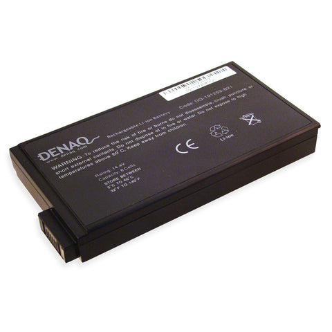 DENAQ 8-Cell 5200mAh Li-Ion Laptop Battery for HP Business Notebook NC6000, NW8000, NX5000; Evo N1000, N160, N800; Presario 1500, 1700, 17XL, 2800, 900