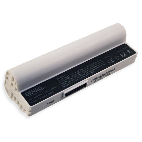 DENAQ 6-Cell 4800mAh Li-Ion Laptop Battery for ASUS Eee PC 12G, 20G, 2G, 4G, 700, 701, 8G, 900