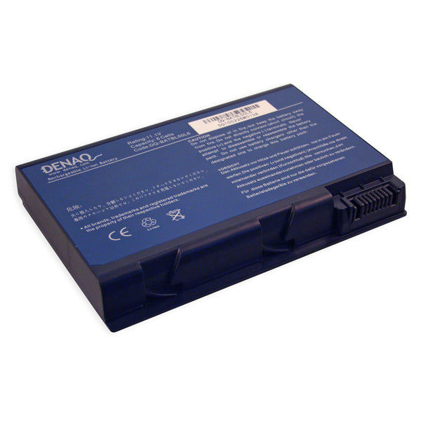 DENAQ 6-Cell 4400mAh Li-Ion Laptop Battery for ACER Aspire 5611, 5612, 5630, 5632, 5633, 5634, 5650, 5680, 5683, 5684, 9110, 9120; Extensa 5420; TravelMate 2490, 2492, 2493, 3900, 4200, 4202, 4230, 4233, 4260, 4280, 4283