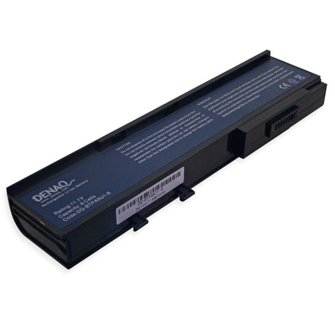 DENAQ 6-Cell 4400mAh Li-Ion Laptop Battery for ACER Aspire 2420, 2920, 3620, 3640, 3670, 5540, 5550, 5560, 5590; Extensa 3100, 4120, 4220, 4420, 4620; Ferrari 1100; Travelmate 2420, 2440, 2470, 3240, 3250, 3280, 3290, 3300, 4320, 4520, 4720, 6231, 6291, 6