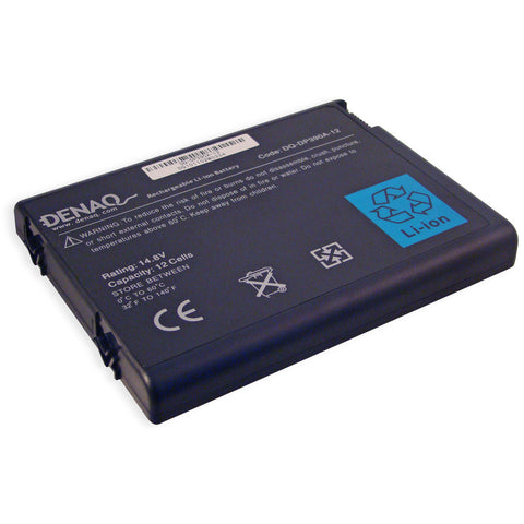 DENAQ 12-Cell 6600mAh Li-Ion Laptop Battery for HP Business Notebook nx9100, nx9105, nx9110, nx9600; Pavilion zd8000, zv5000, zv6000, zx5000; Presario R3000, R4000, X6000