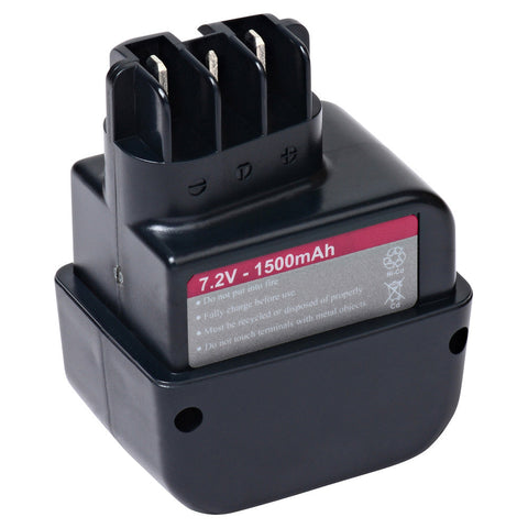 1500 mAh Replacement Power Tool Battery forMetabo - BE AT 7.2, HLA15