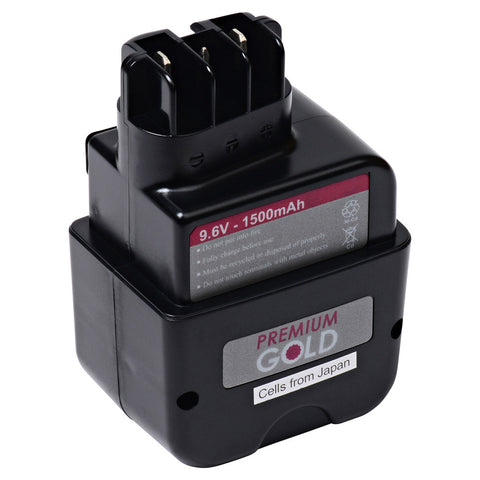 1500 mAh Replacement Power Tool Battery forMetabo - ABE9.6, BE A9.6/ 2 R+L, BE AT100/2 R+L, and more